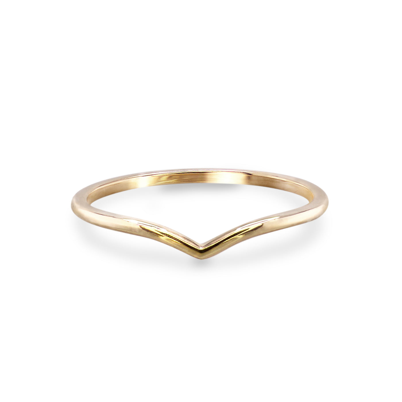 WISHBONE STACKABLE RING